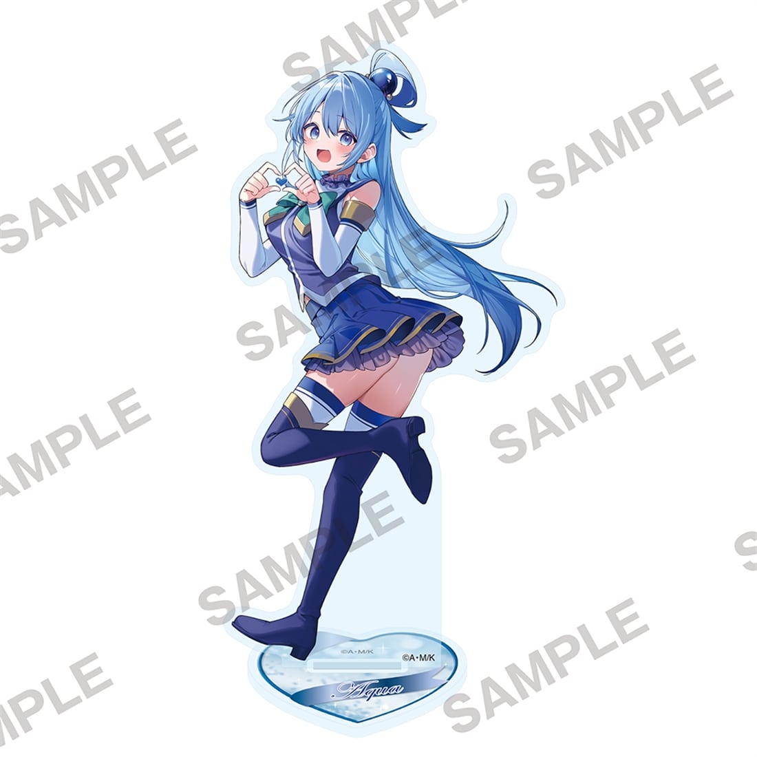 (Goods - Acrylic Stand) KonoSuba: God’s Blessing on This Wonderful World! Valentine 2026 Newly Drawn Acrylic Stand (Aqua)