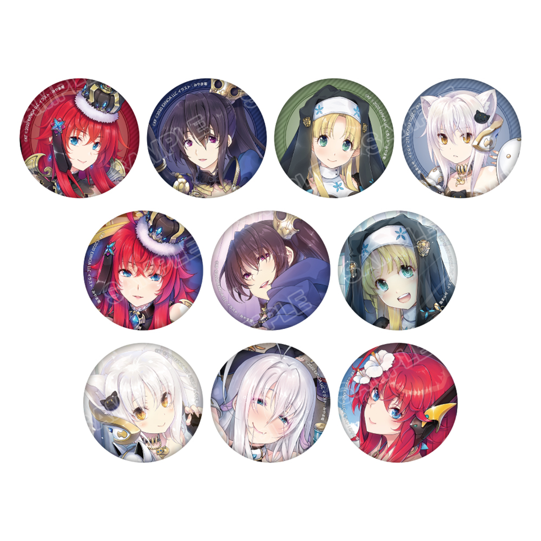 (Goods - Badge) High School DxD Tradable Tin Badge - Fantasia Re:Build Ver. (Blind Box - Single)