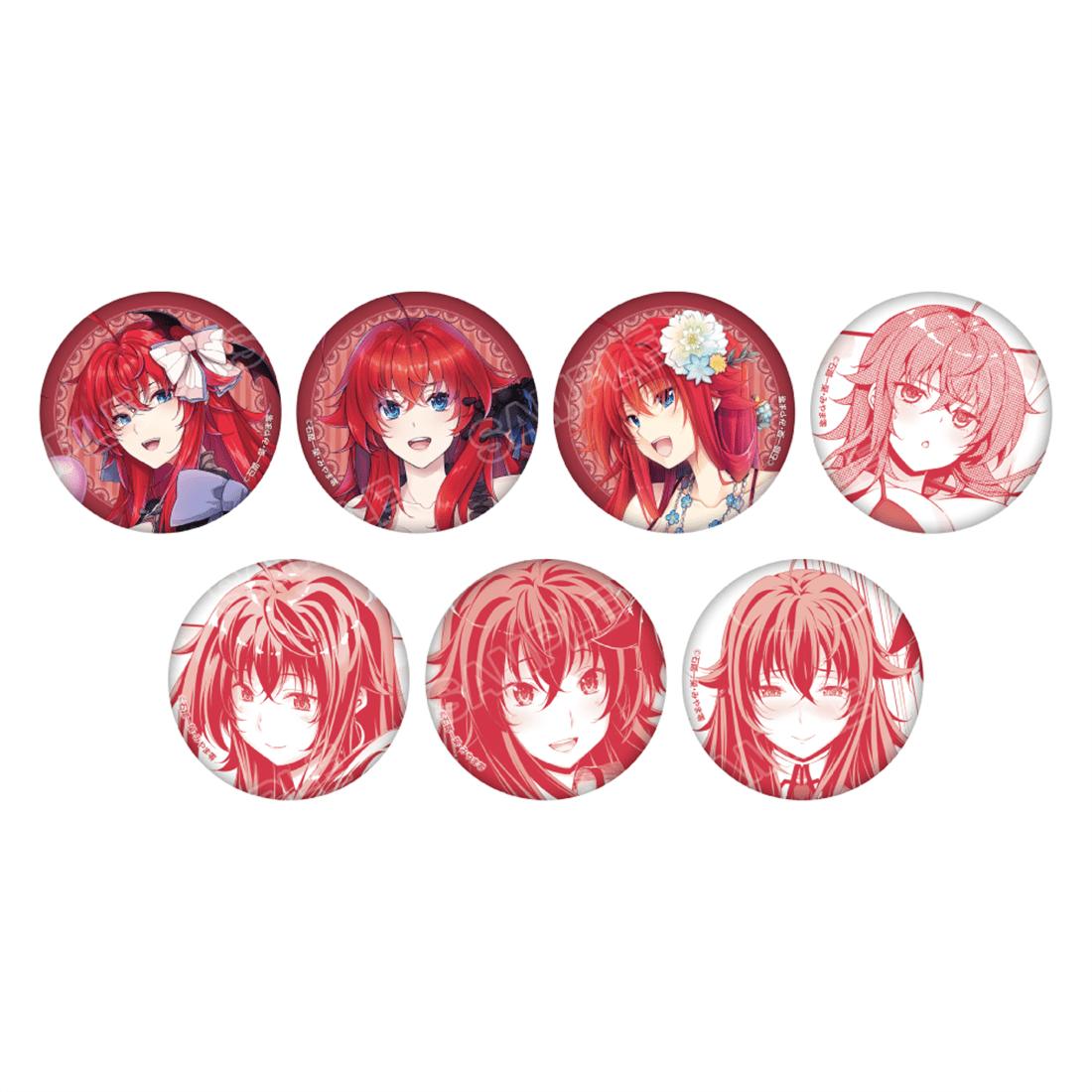 (Goods - Badge) High School DxD Many Rias Tradable Tin Badge (Blind Box - Single)