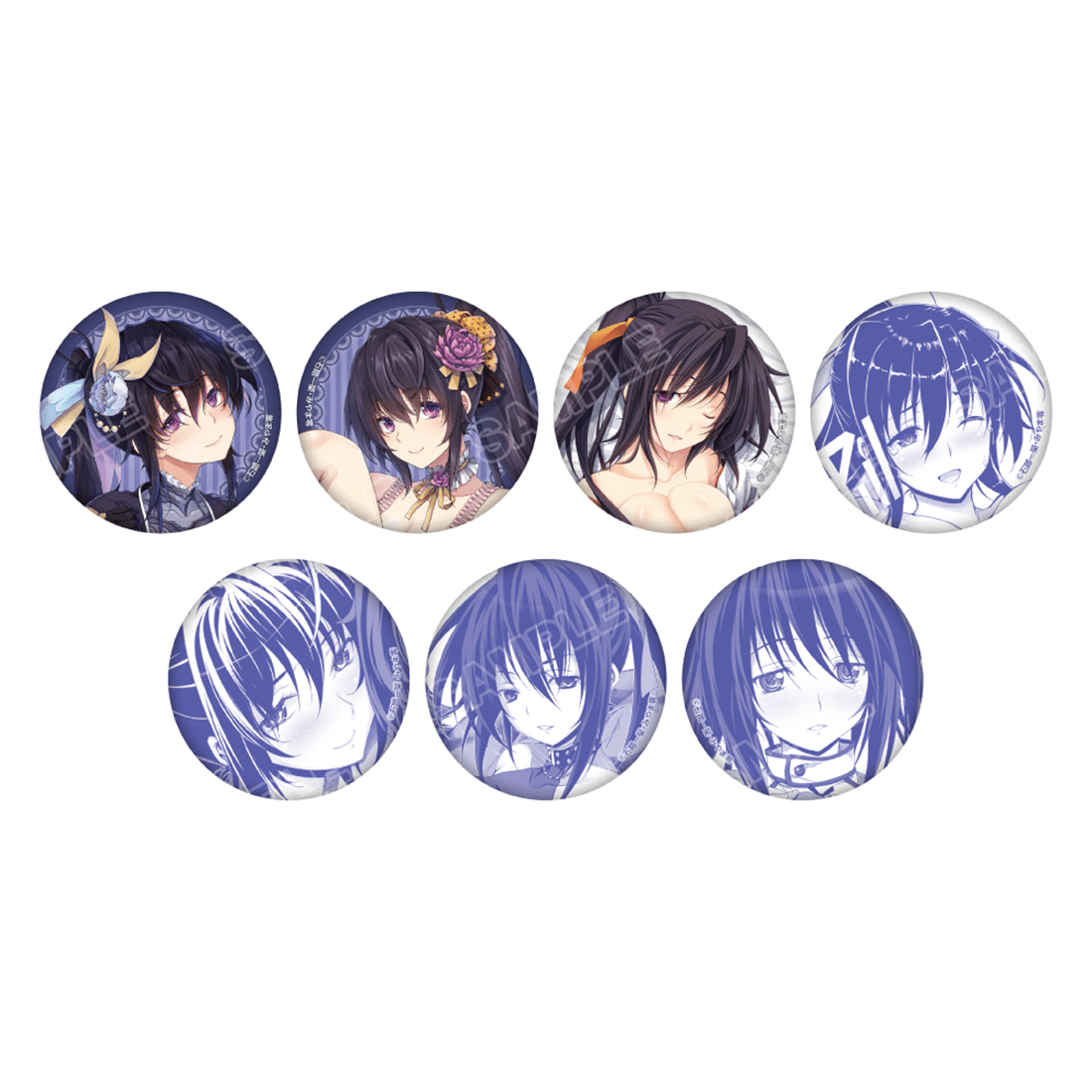 (Goods - Badge) High School DxD Many Akeno Tradable Tin Badge (Blind Box - Single)
