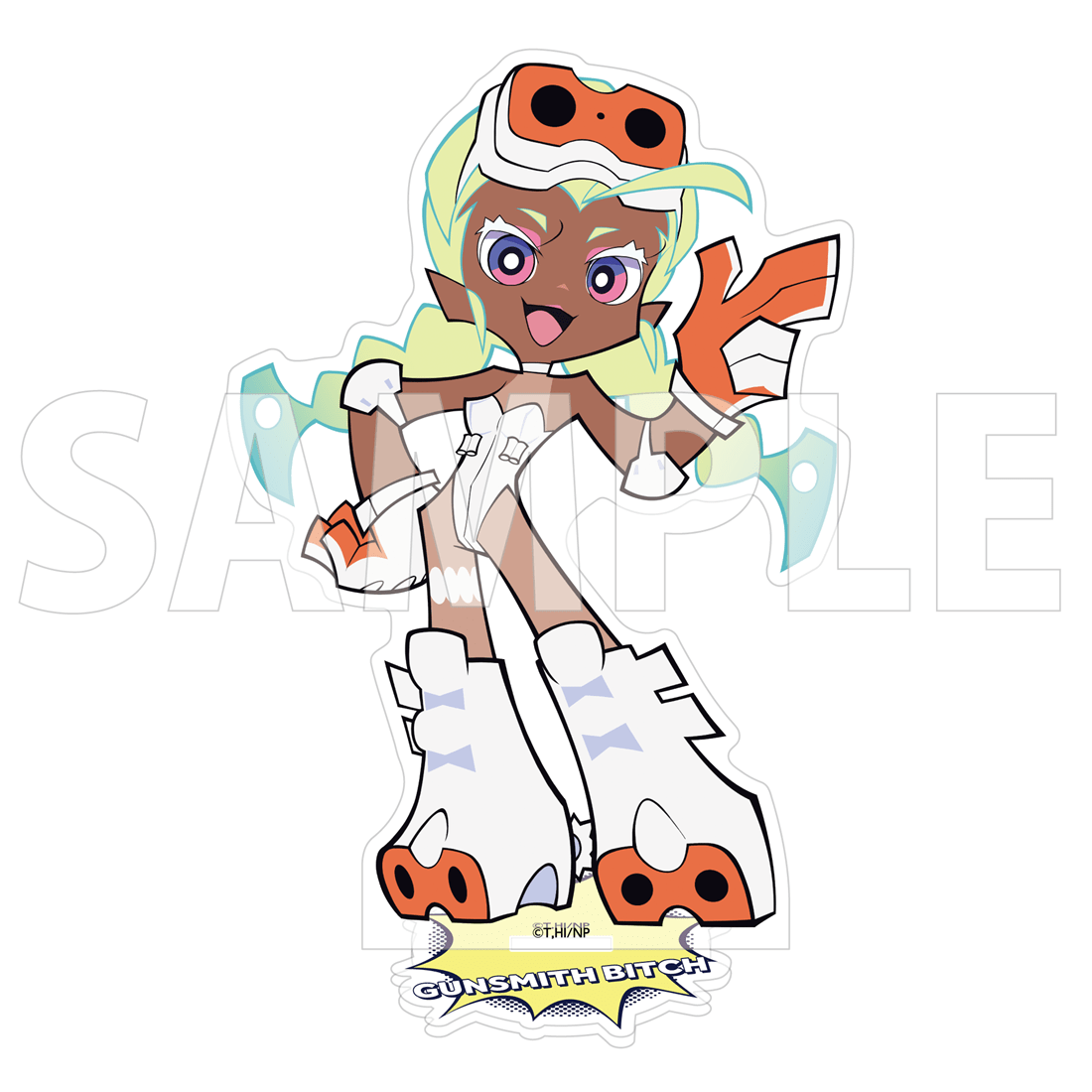 (Goods - Acrylic Stand) New PANTY ＆ STOCKING with GARTERBELT Acrylic Stand Figure No.3 - Gunsmith Bitch