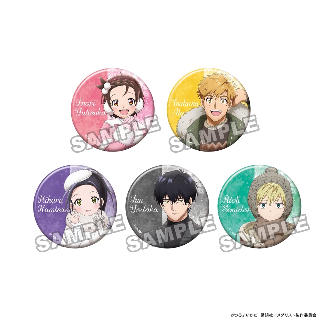 (Goods - Badge) Medalist Tradable Glimmering Tin Badge 2026 Winter ver. (Blind Box - Single)