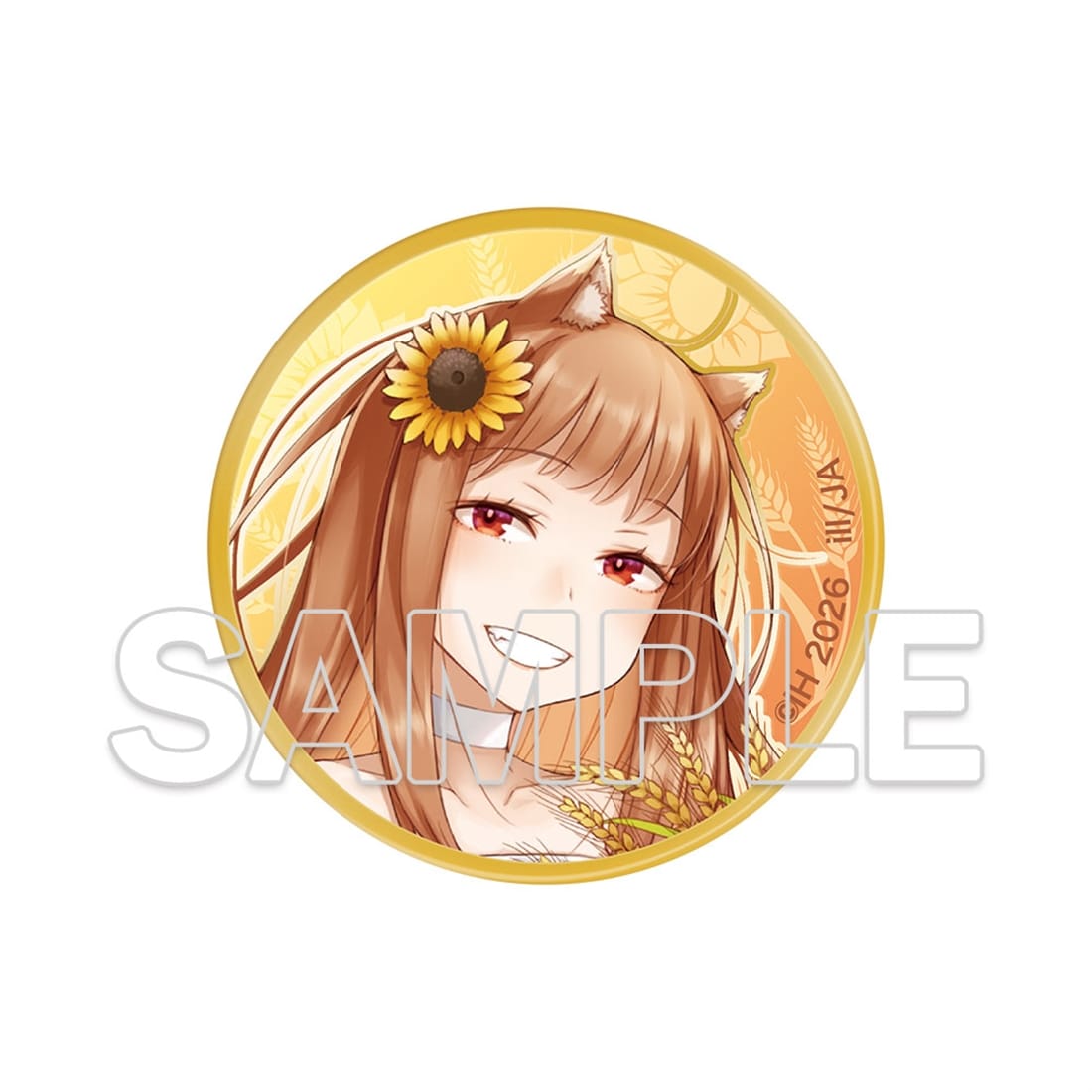 (Goods - Medal) Spice and Wolf Light Novel Series 20th Anniversary Medal - Bride Ver.