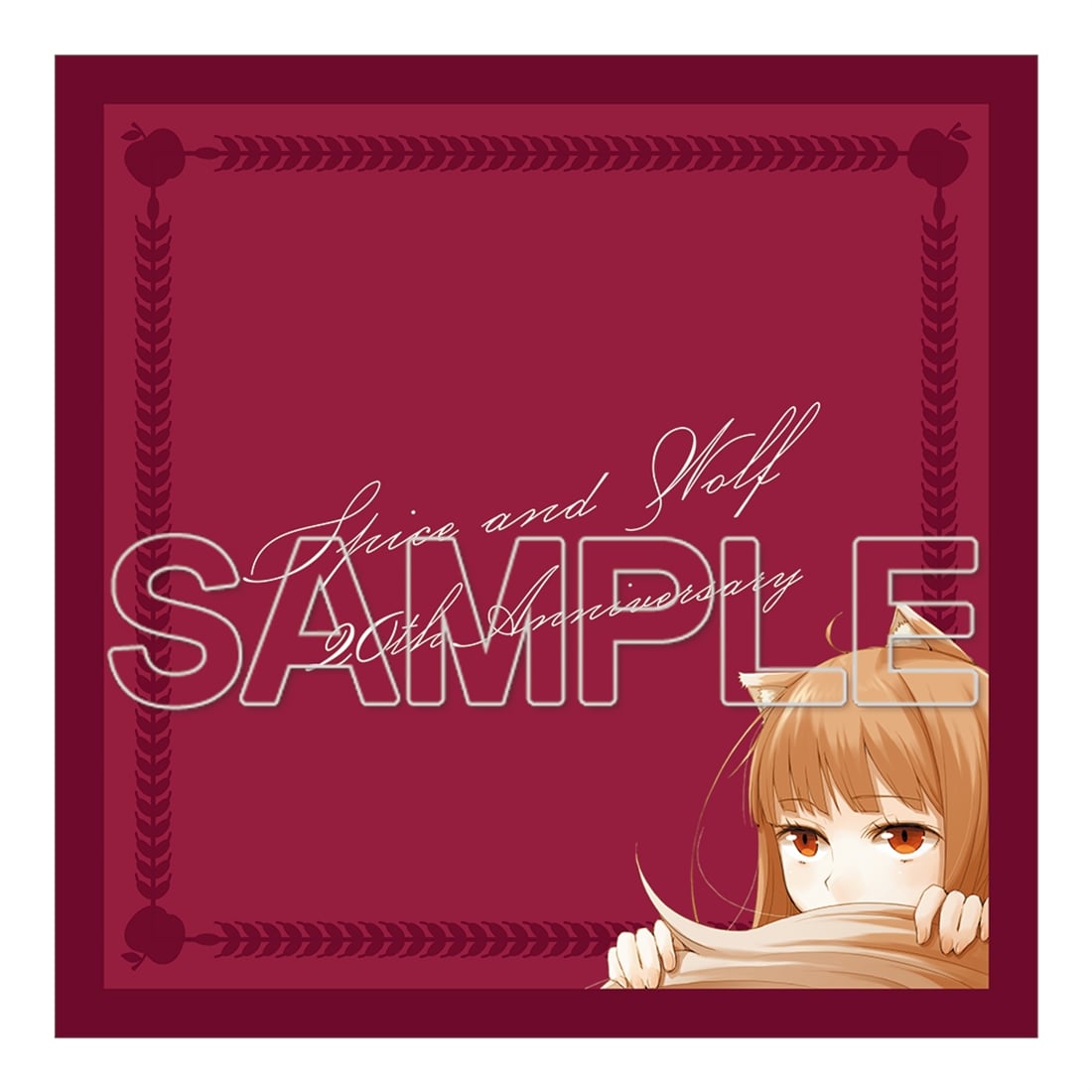 (Goods - Towel) Spice and Wolf Light Novel Series 20th Anniversary Mini Towel A