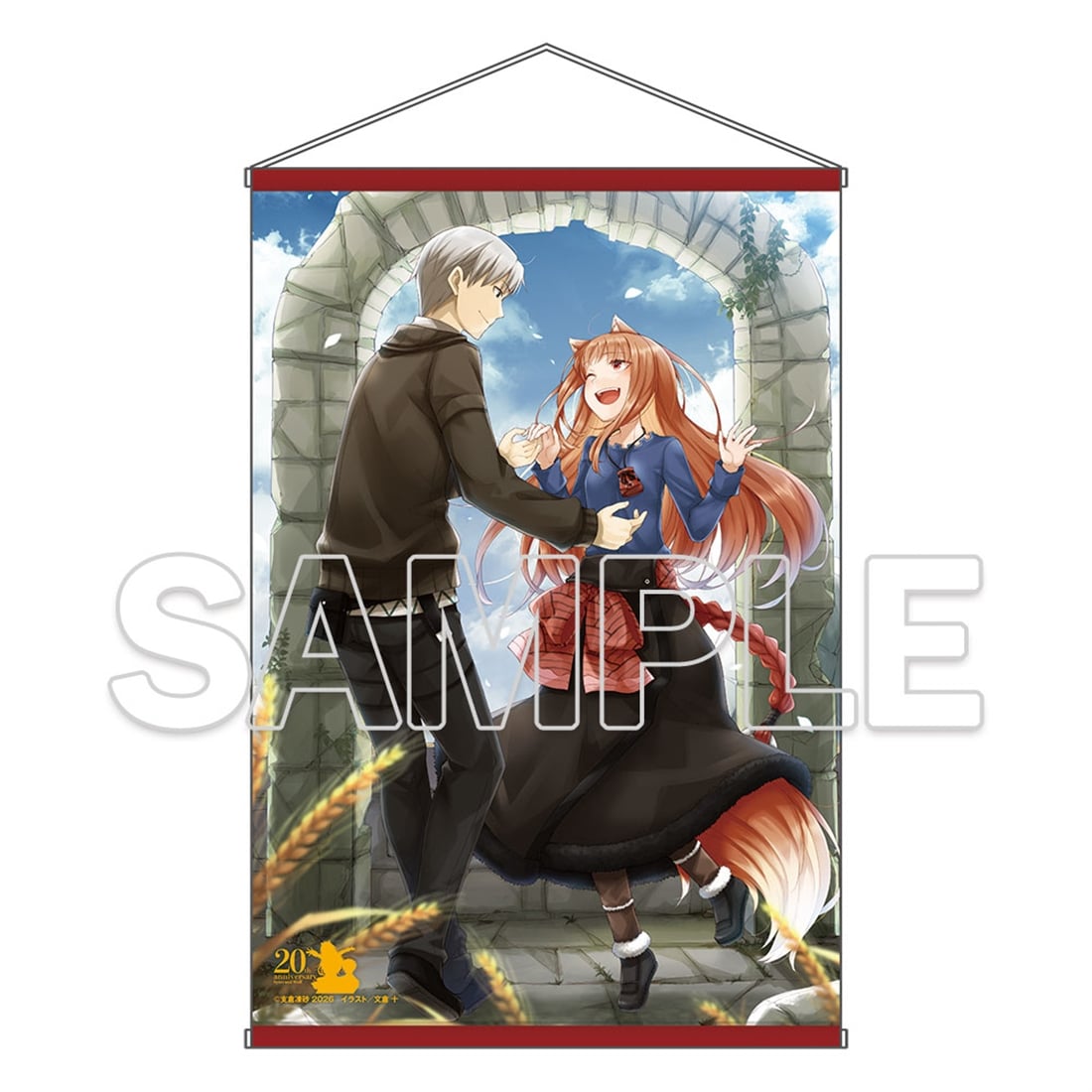 (Goods - Wall Scroll) Spice and Wolf Light Novel Series 20th Anniversary B2-sized Wall Scroll Key Visual