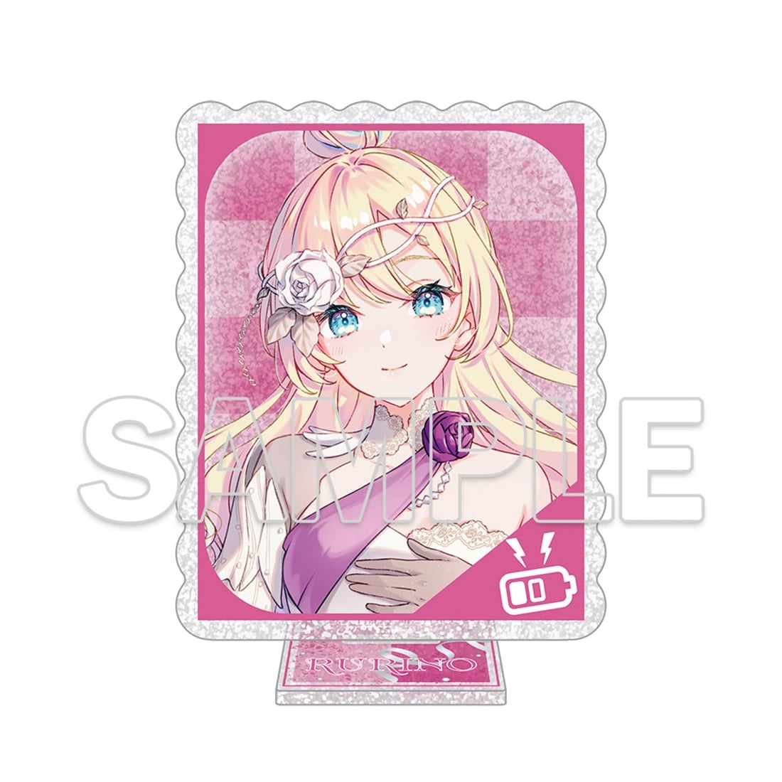(Goods - Acrylic Stand) Love Live! Hasu no Sora Jogakuin School Idol Club Glimmering Acrylic Stand - Yuki Mau Sora to Nibyou no Eien Ver. - Rurino Osawa