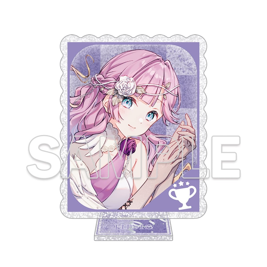 (Goods - Acrylic Stand) Love Live! Hasu no Sora Jogakuin School Idol Club Glimmering Acrylic Stand - Yuki Mau Sora to Nibyou no Eien Ver. - Hime Anyoji