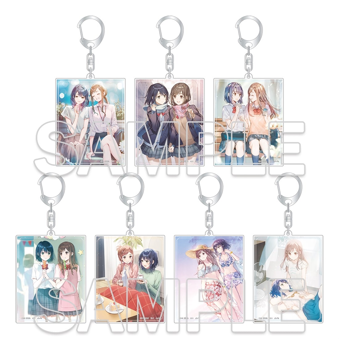 (Goods - Keychain) Adachi and Shimamura Tradable Acrylic Keychain (Blind Box - Single)