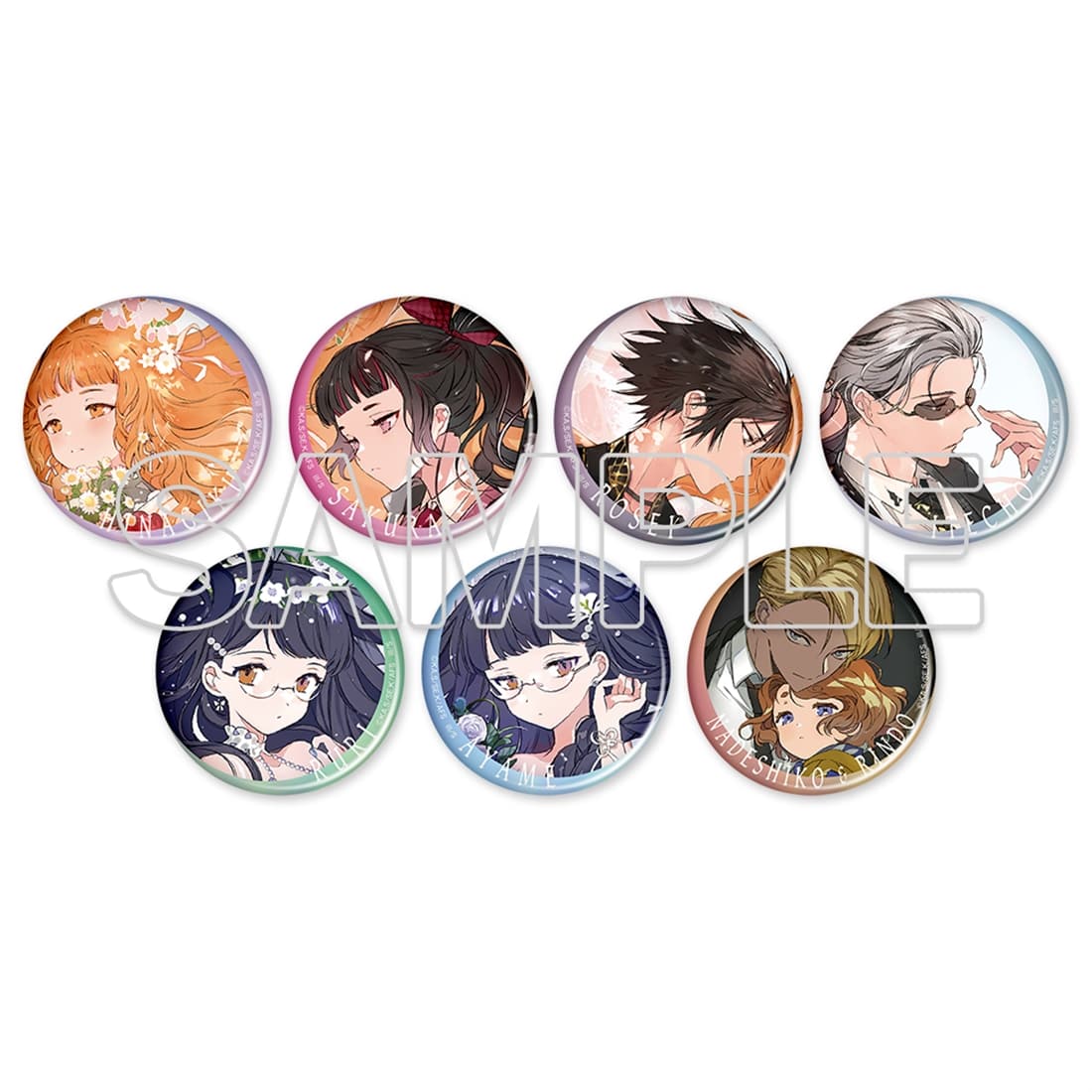 (Goods - Badge) Agents of the Four Seasons Tradable Holographic Tin Badge Individual (Blind Box - Single)
