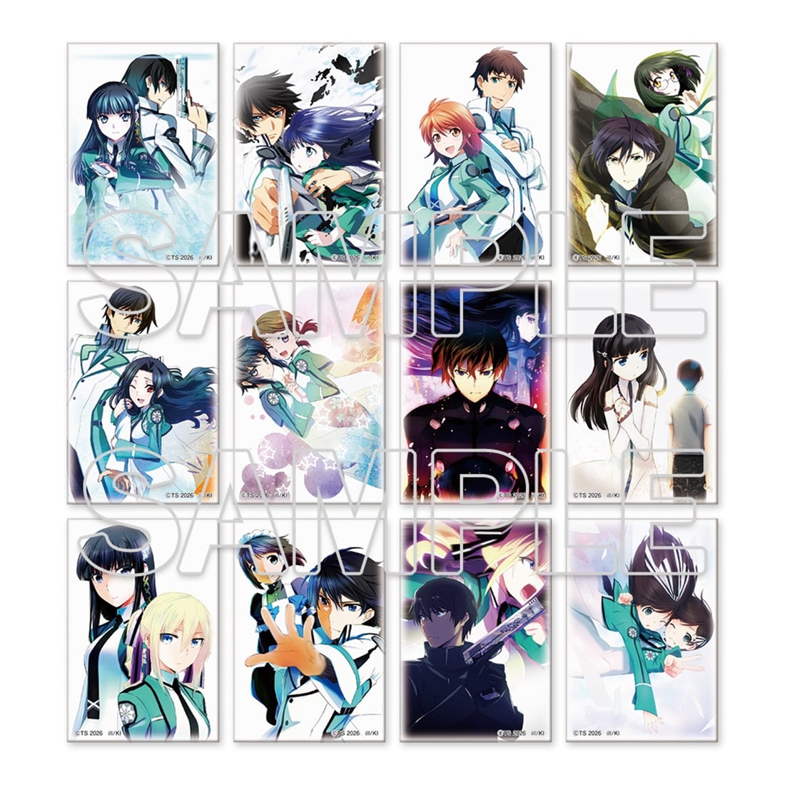 (Goods - Badge) Kana Ishida Art Works (3) Release Commemoration The Irregular at Magic High School Tradable Square Tin Badge Ver.1 (Blind Box - Single)