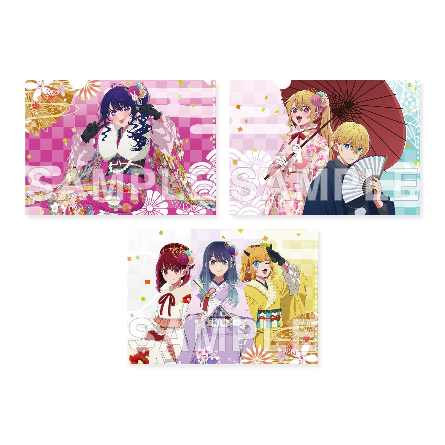 (Goods - Clear File) Oshi no Ko Clear File Set New Year 2026 ver.