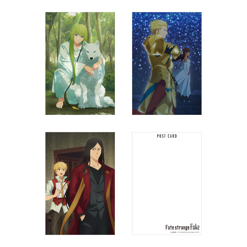 (Goods - Postcard) Fate/strange Fake Postcard Set (3 Designs)