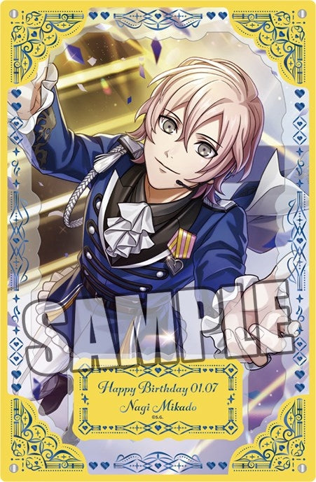 (Goods - Ornament) Uta no Prince-sama LIVE EMOTION Birthday Foil-Stamped Acrylic Plate Extra Ver. - Nagi Mikado [animate Exclusive]