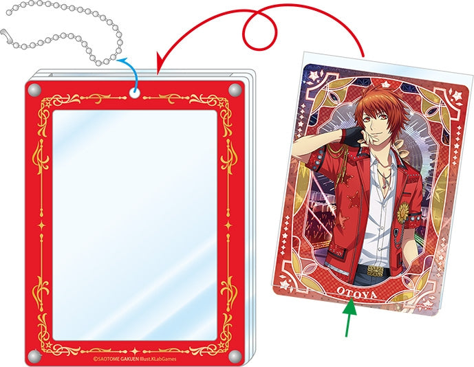 (Goods - Keychain) Uta no Prince-sama Shining Live Acrylic Card Frame Keychain Ranmaru Kurosaki