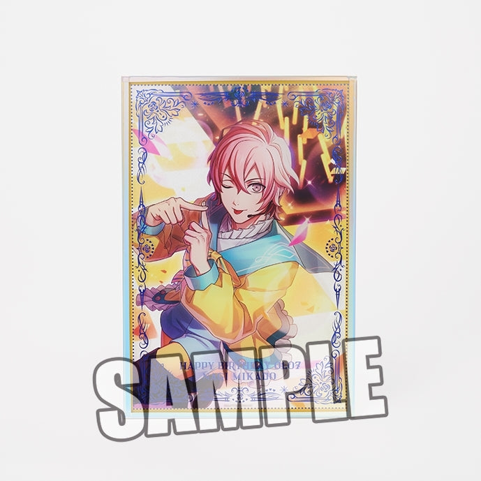 (Goods - Art Board) Uta no Prince-sama LIVE EMOTION Birthday Foil Embossed Acrylic Art Board Stage for Myself Ver. - Nagi Mikado [animate Exclusive]