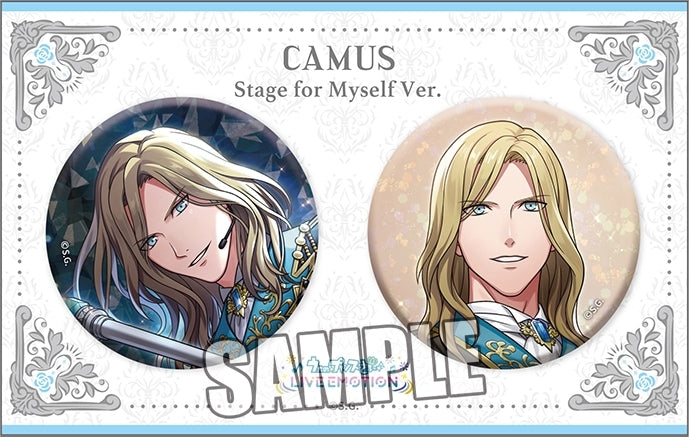 (Goods - Badge) Uta no Prince-sama LIVE EMOTION Birthday Holographi cButton Badge Set Stage for Myself Ver. - Camus [animate Exclusive]