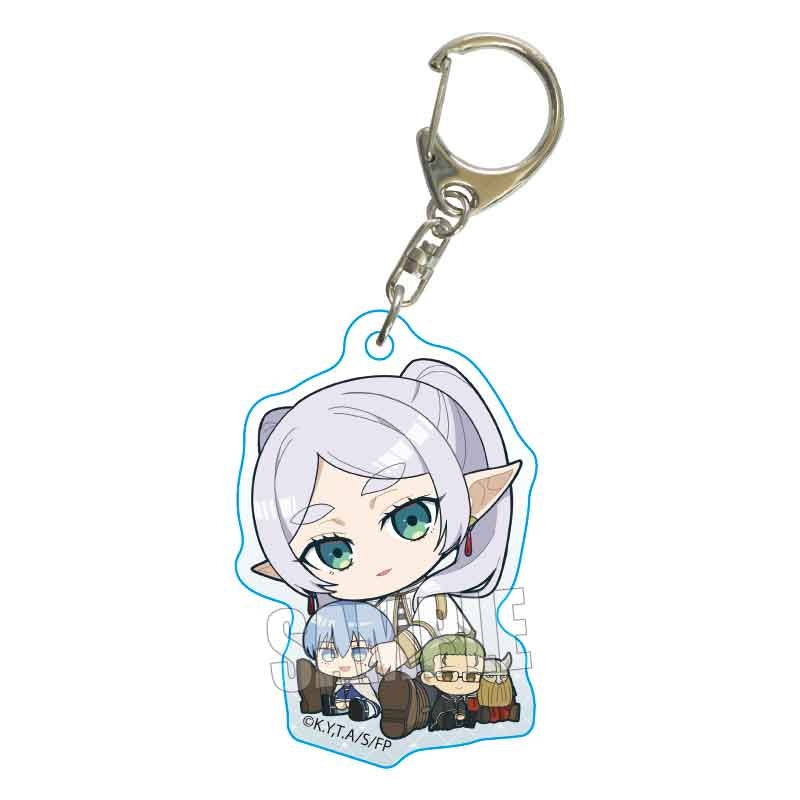 (Goods - Keychain) Frieren: Beyond Journey's End Gyugyutto Acrylic Keychain Frieren (Hero Party)