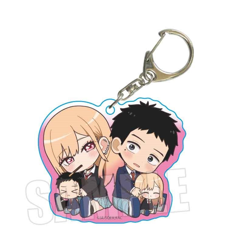 (Goods - Keychain) TV Anime - My Dress-Up Darling Season 2 Gyugyutto Acrylic Keychain Part2 Marin & Wakana