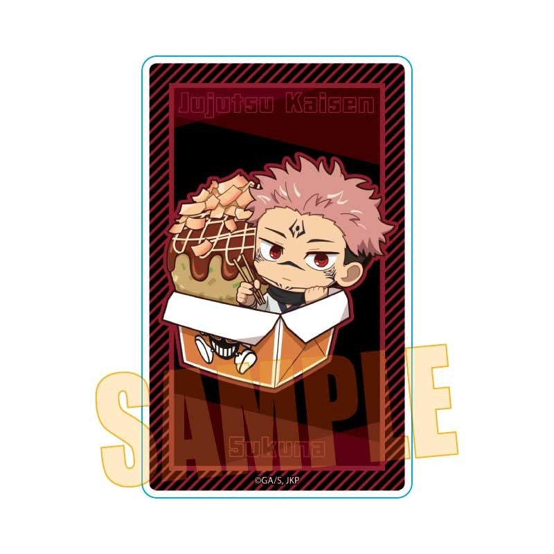 (Goods - Card) Jujutsu Kaisen Bakudan-yaki Hompo Collab Acrylic Card Sukuna