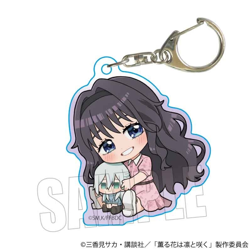 (Goods - Keychain) TV Anime - The Fragrant Flower Blooms with Dignity Gyugyutto Acrylic Keychain Kaoruko Waguri (Casual Wear)