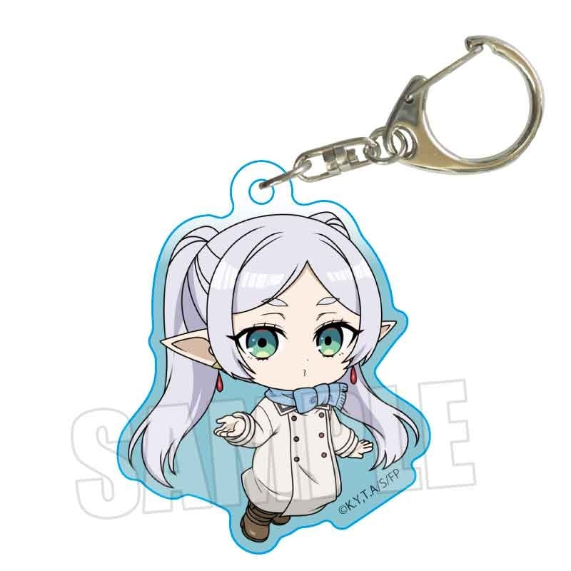 (Goods - Keychain) Frieren: Beyond Journey's End Pukasshu Acrylic Keychain Frieren B