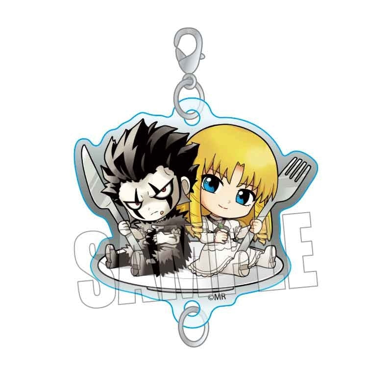 (Goods - Keychain) Zatch Bell! Gochi Chara Acrylic Keychain Brago & Sherry