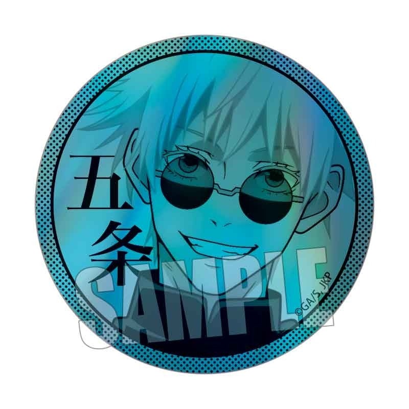 (Goods - Badge) Jujutsu Kaisen Hidden Inventory / Premature Death Trading Holographic Button Badge (Blind Box -Single)