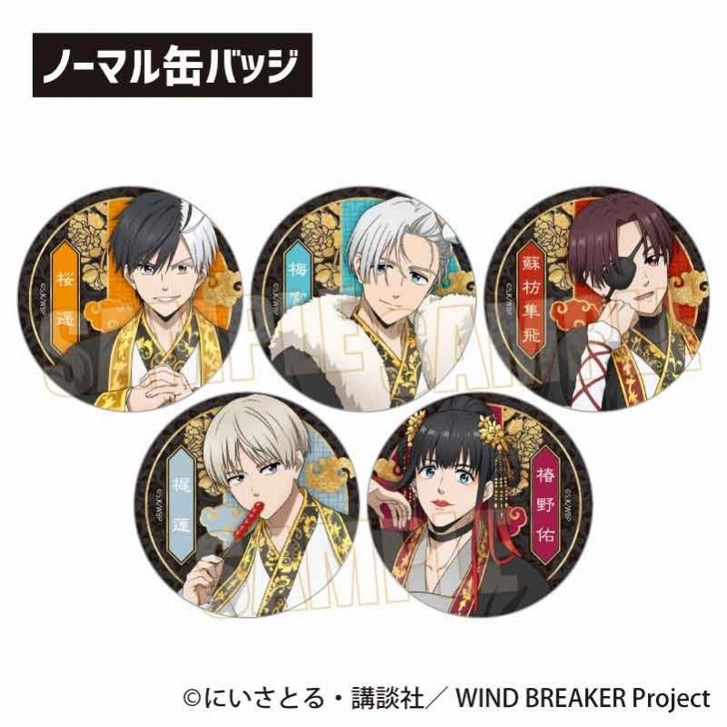 (Goods - Badge) WIND BREAKER Trading Button Badge Throne ver. (Blind Box -Single)