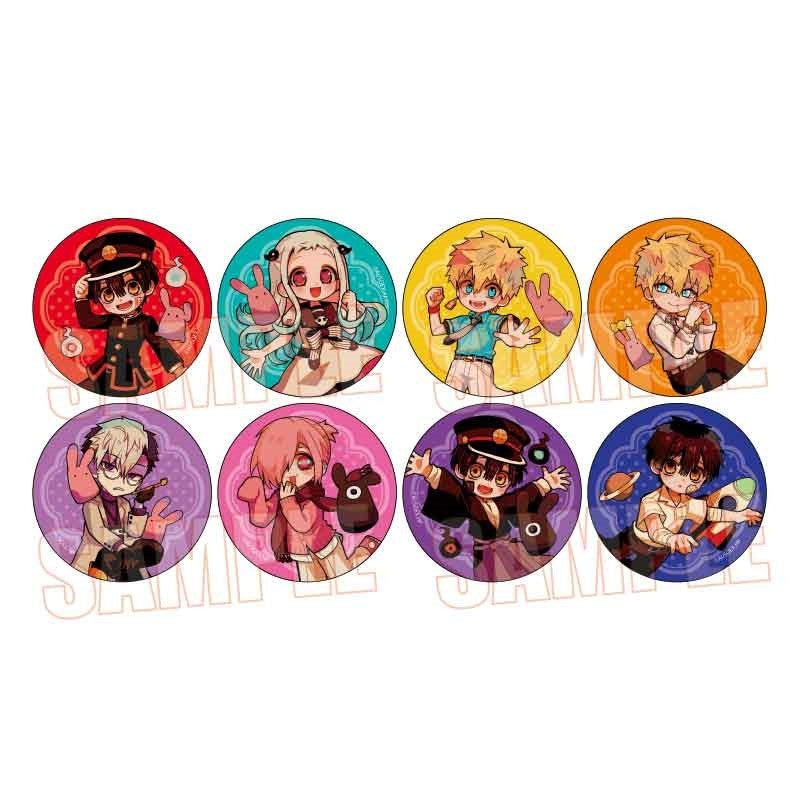 (Goods - Badge) Toilet-Bound Hanako-kun Trading Button Badge Pukasshu (Blind Box -Single)