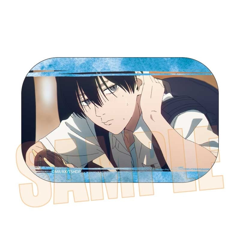 (Goods - Badge) The Summer Hikaru Died Memories Square Button Badge Yoshiki Tsujinaka B