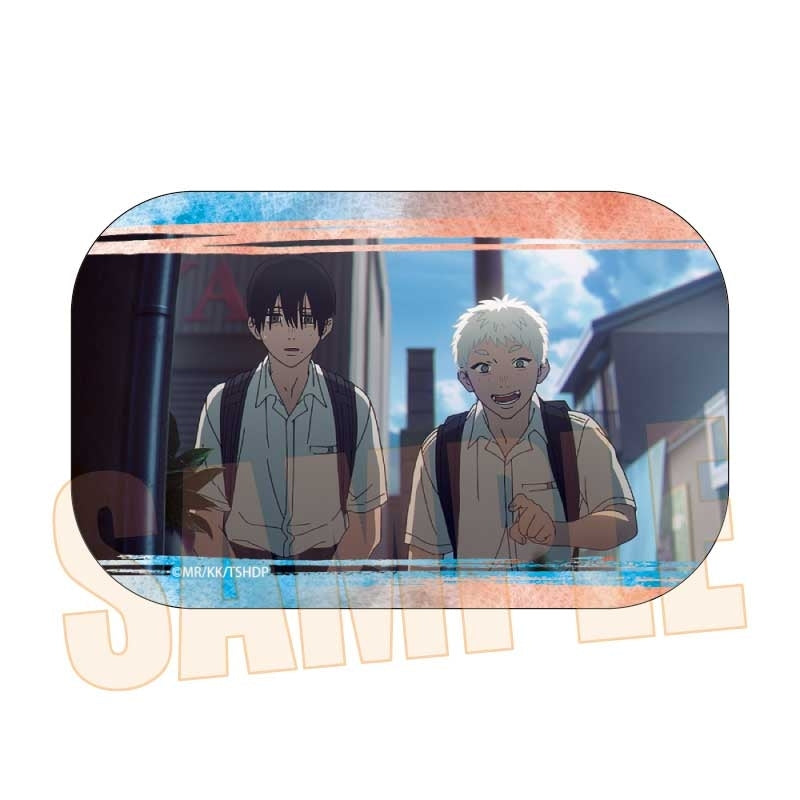 (Goods - Badge) The Summer Hikaru Died Memories Square Button Badge Yoshiki & HIKARU B