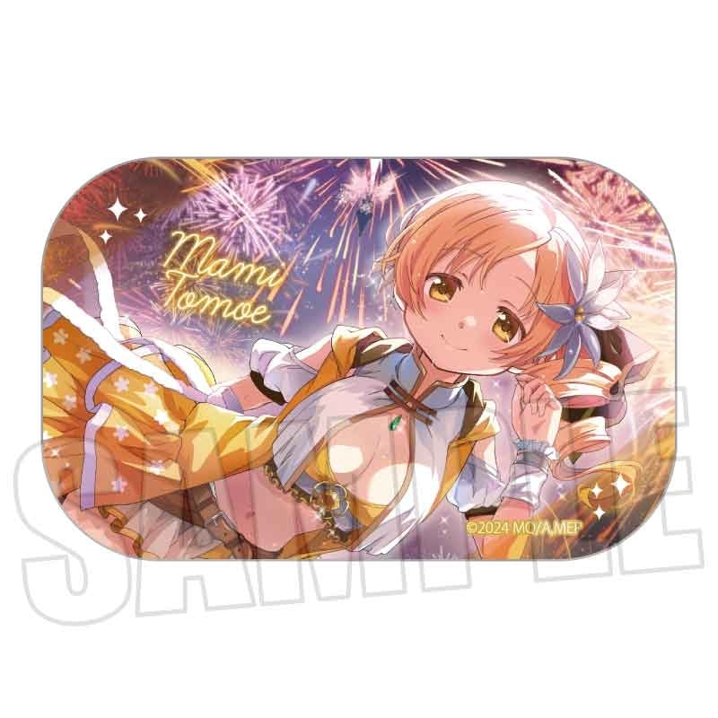 (Goods - Badge) Puella Magi Madoka Magica Magia Exedra Square Button Badge Mami Tomoe