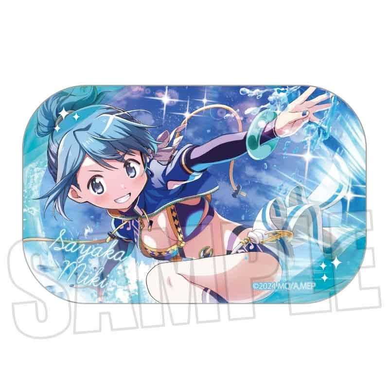 (Goods - Badge) Puella Magi Madoka Magica Magia Exedra Square Button Badge Sayaka Miki
