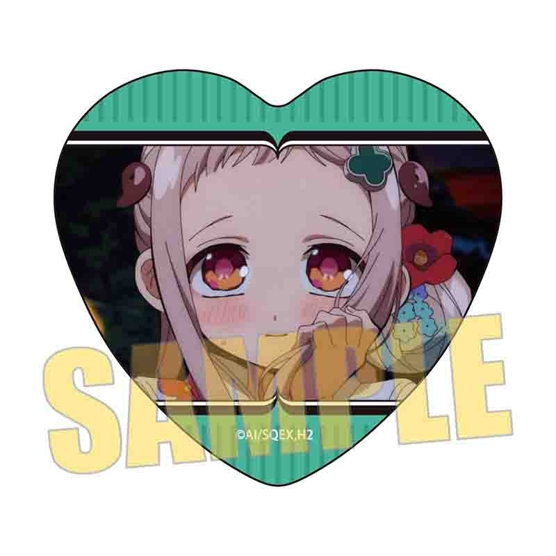 (Goods - Badge) Toilet-bound Hanako-kun Memories Heart-Shaped Badge 3 Nene Yashiro A