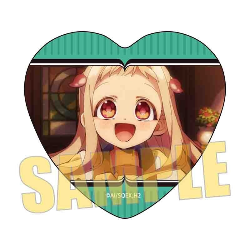 (Goods - Badge) Toilet-bound Hanako-kun Memories Heart-Shaped Badge 3 Nene Yashiro B