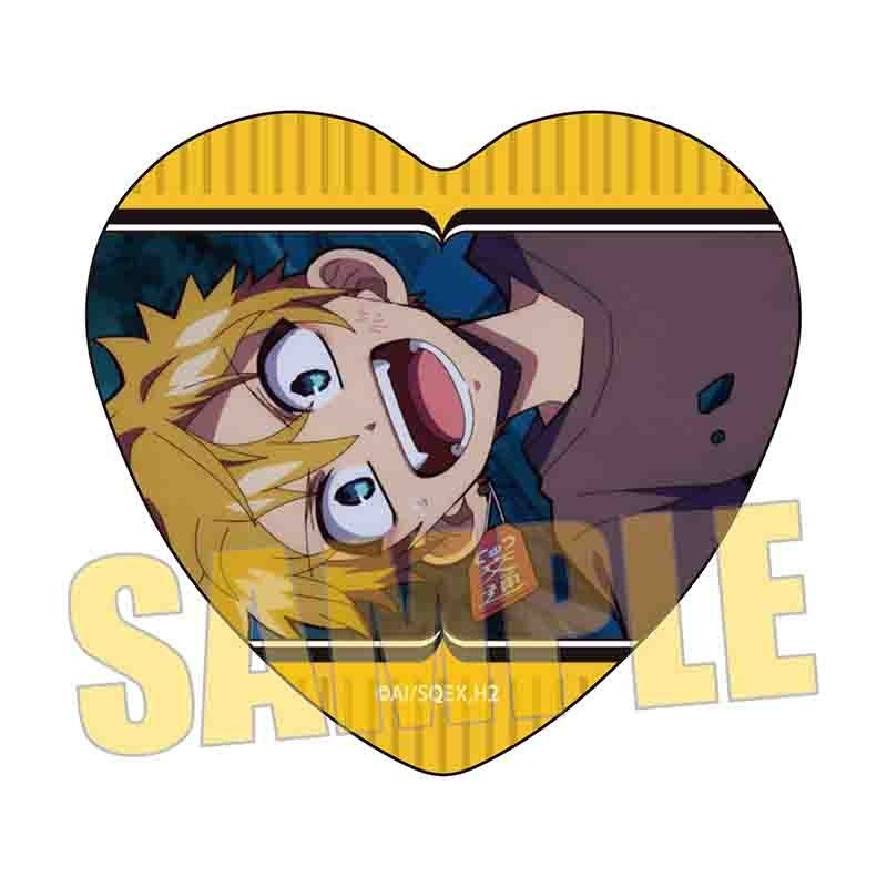 (Goods - Badge) Toilet-bound Hanako-kun Memories Heart-Shaped Badge 3 Kou Minamoto