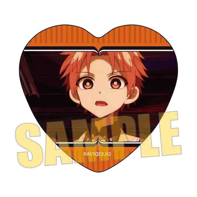 (Goods - Badge) Toilet-bound Hanako-kun Memories Heart-Shaped Badge 3 Akane Aoi: Clock Keeper