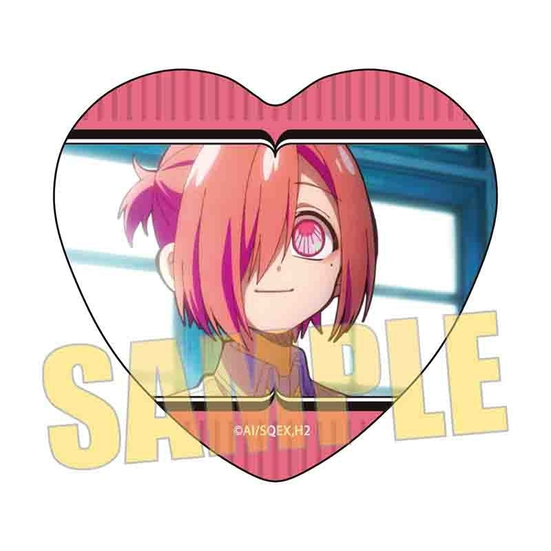 (Goods - Badge) Toilet-bound Hanako-kun Memories Heart-Shaped Badge 3 Mitsuba