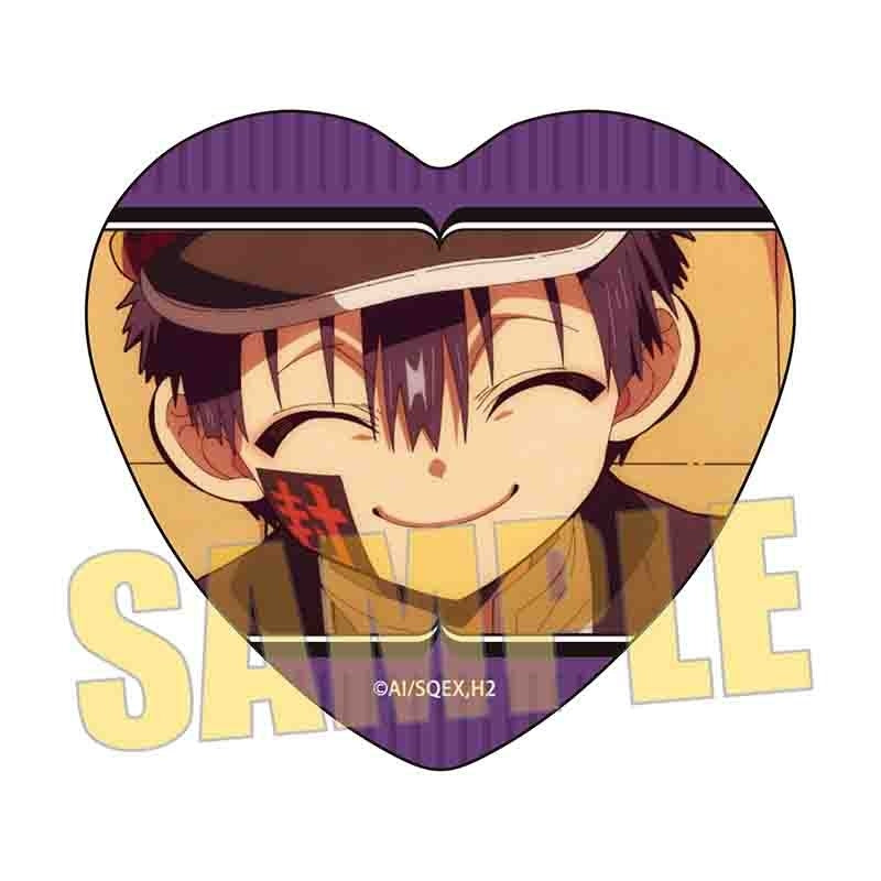 (Goods - Badge) Toilet-bound Hanako-kun Memories Heart-Shaped Badge 3 Tsukasa A
