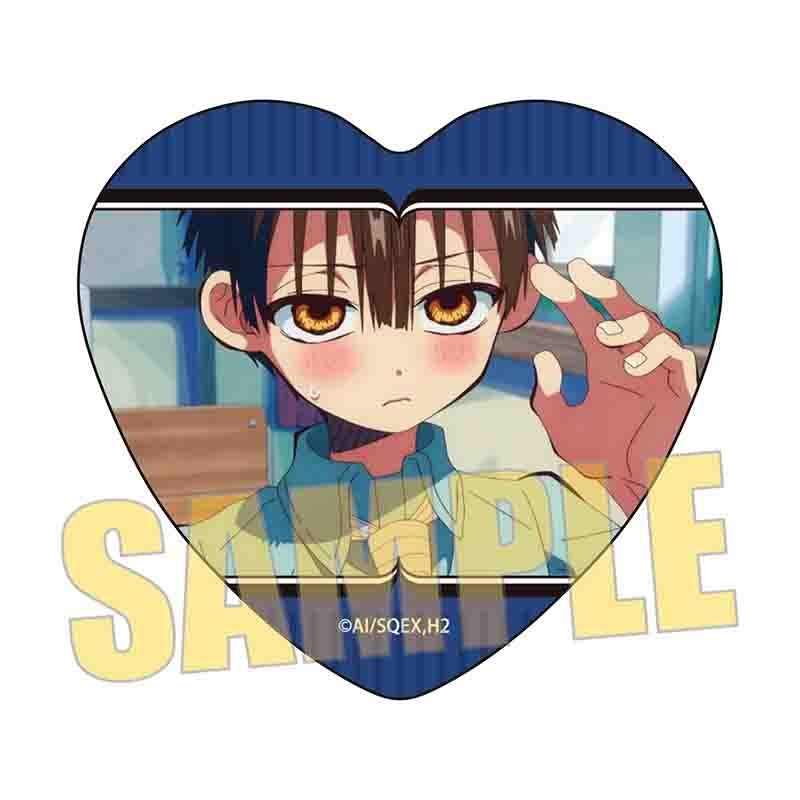 (Goods - Badge) Toilet-bound Hanako-kun Memories Heart-Shaped Badge 3 Amane A
