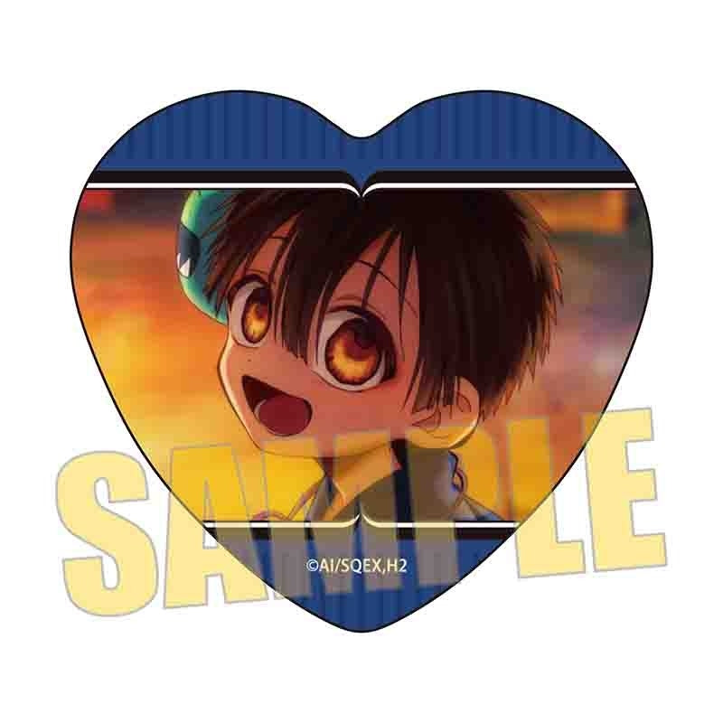 (Goods - Badge) Toilet-bound Hanako-kun Memories Heart-Shaped Badge 3 Amane B