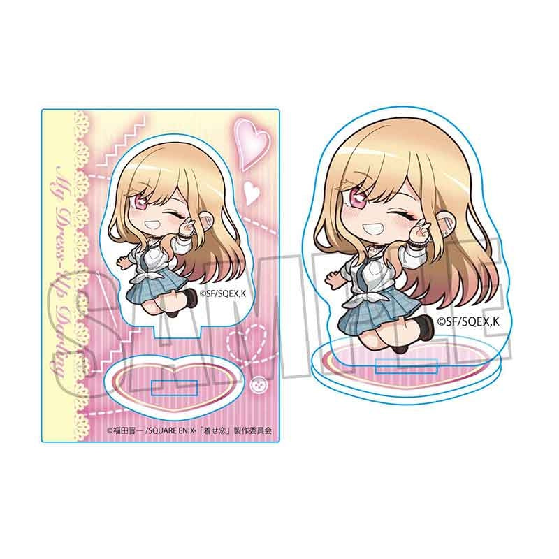 (Goods - Acrylic Stand) My Dress-Up Darling Pukasshu Mini Stand Marin Kitagawa (Pink)