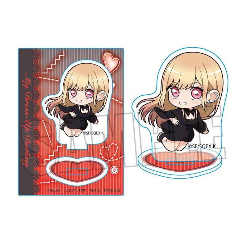 (Goods - Acrylic Stand) My Dress-Up Darling Pukasshu Mini Stand Marin Kitagawa (Red)