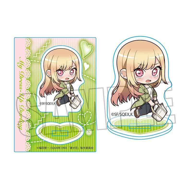 (Goods - Acrylic Stand) My Dress-Up Darling Pukasshu Mini Stand Marin Kitagawa (Green)
