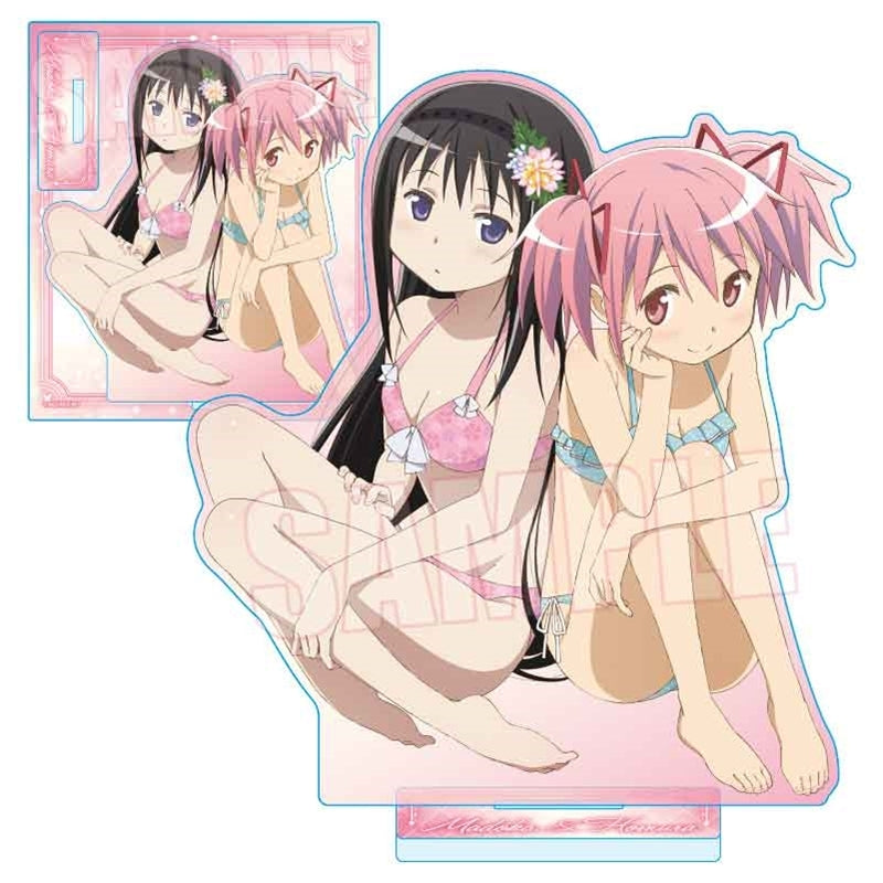 (Goods - Stand Pop) Puella Magi Madoka Magica the Movie [New Edition]: Rebellion Acrylic Stand Madoka Kaname & Homura Akemi