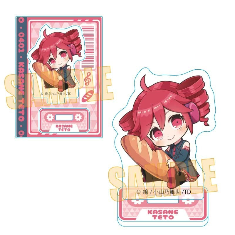 (Goods - Acrylic Stand) Kasane Teto Mini Stand Regular Outfit (Gyugyutto)