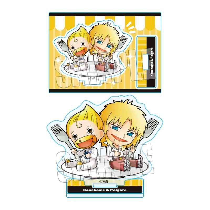 (Goods - Acrylic Stand) Zatch Bell! Gochi Chara Mini Acrylic Stand Kanchome & Folgore