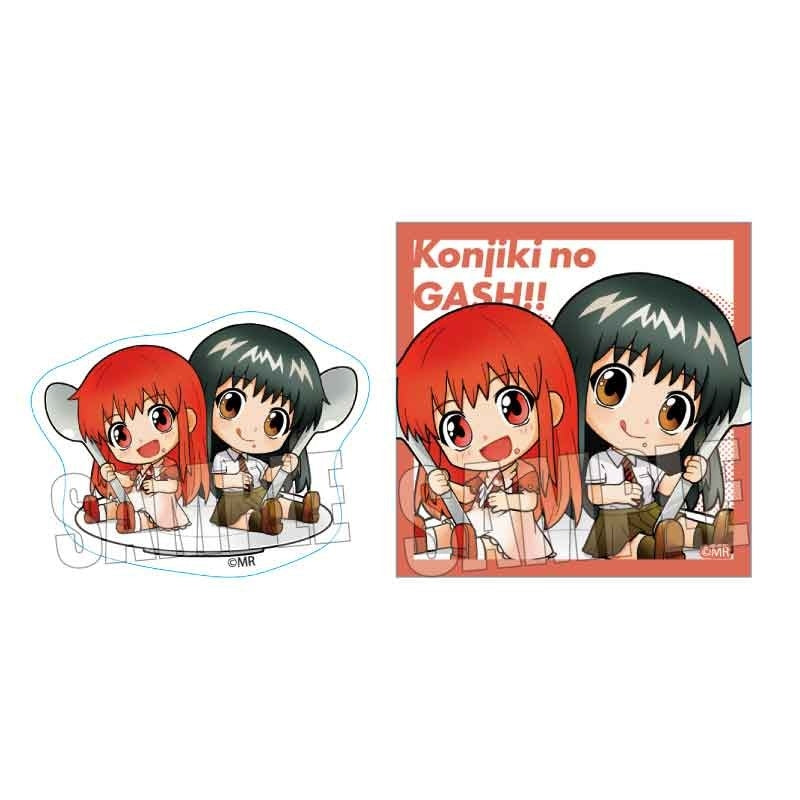 (Goods - Sticker) Zatch Bell! Gochi Chara Sticker Set Tio & Megumi