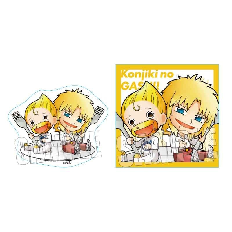 (Goods - Sticker) Zatch Bell! Gochi Chara Sticker Set Kanchome & Folgore