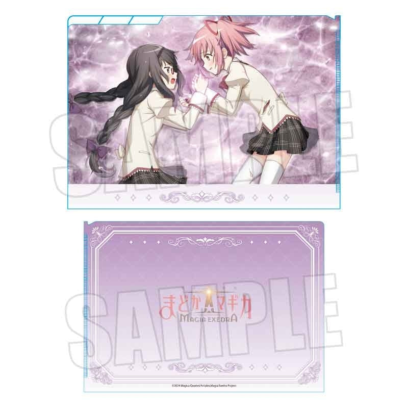 (Goods - Clear File) Puella Magi Madoka Magica Magia Exedra 3 Pocket Clear File B